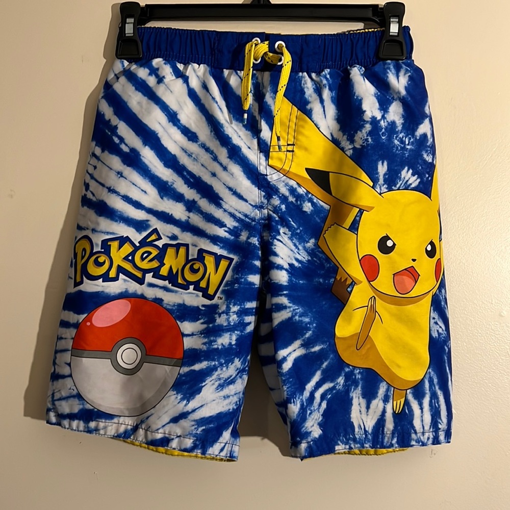 Pokémon swim trunks - size 10-12 - great condition